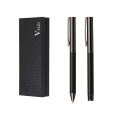 Toller Business -Stifte Set Metal Ball Stift mit Box Gel Tinte Nachfüllbares Logo Kohlefaser -Rollenstift anpassen